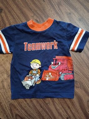 👷Vintage 3T Bob The Builder Embroidered T Shirt